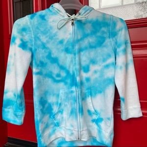 Sky-Dyed Zip-Up Hoodie